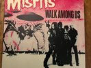 Misfits Walk Among US 1st Press Vinyl Record 1982 Clipped Promo Inserts