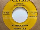 Mod Popcorn R&B Mambo 45 PRESTON LOVE Ali Baba's Boogie/That's All Right Baby