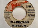 Northern Soul Funk 45 BARBARA LYNN I'm A Good Woman/Running Back Tribe HEAR Rare