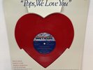 Pops, We Love You - Red Vinyl Heart Shaped Record Vinyl Motown Label VG+