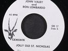 JOHN VALBY & RON LOMBARDO: jolly old st. nicholas / o holy night GEMSBOK 7
