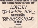 Paul McCartney Brass Ring LOVE IN THE OPEN AIR Dunhill 45 v2 white w/ sleeve
