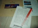 DEPECHE MODE : MUSIC FOR THE MASSES BLUE VINYL LP 1987 MUTE GERMANY +PROMOSHEETS