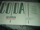 LED ZEPPELIN : CODA FOLDOUT TEXTURED COVER LP 1982 SWAN SONG GERMANY +RELEASE