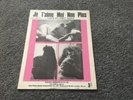 JE T’AIME (MOI NON PLUS) by JANE BIRKIN & SERGE GAINSBOURG UK SHEET MUSIC RARE