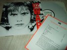 U2 : WAR LP 1983 ISLAND GERMANY +PROMOSHEET+RELEASEDATE STICKER