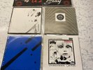 Vintage U2 '4 U2 Play' 4 Vinyl Singles In Plastic Wall Hanger CBS Sunburst Label