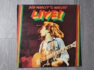 Vinyl LP record. Vintage Bob Marley and the Wailers 'LIVE' album 1975.