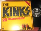 THE KINKS   -      20 Golden Greats,     RARE 1978 UK LP / inner....... EX