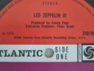 Led Zeppelin III Red Plum Uk 1st Press 1970 Peter Grant Credit A5B5  Ex vinyl