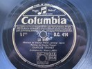 CLASSIC CHARLES TRENET 78 RPM LA MER 1946 UK COLUMBIA D.C.414 VG FREE UK P&P