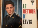 Elvis PRESLEY 45 Tours : Le Retour d'Elvis N°1  FRENCH EP RCA 86.286 10/61