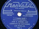 JOSE E GIRONA Cuarteto De Guitarras Y Para Que  LATIN 78 RPM Bolero Mambo HEAR