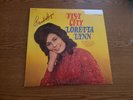 SIGNED/AUTHENTIC 1960s VG- Loretta Lynn – Fist City 74997 LP33