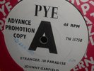 JOHNNY GARFIELD-- Stranger In Paradise - RARE PYE 1965 Demo 7