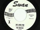 Beatles 45 - She Loves You - Swan - promo