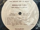 BENIAMINO GIGLI EJS 310 THE GOLDEN AGE OF OPERA PRIVATE RARE VTG #17
