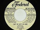 Doo-Wop R&B 45 - Billy Ward & Dominoes - Can't Do Sixty No More - Federal - VG+