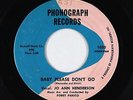 R&B Mod 45 - Jo Ann Henderson - Baby Please Don't Go - Phonograph