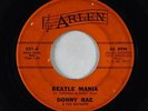 Rockabilly Surf 45 - Donny Rae & the Defiants - Beatle Mania - Arlen