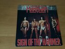 LP MANOWAR SIGN OF THE HAMMER JAPAN 28VB-1003