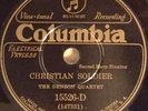 78 RPM - Denson Quartet (Sacred Harp), Columbia 15526, Christian Soldier;  V++