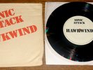 HAWKWIND SONIC ATTACK UK 1-SIDED SPLATTERED MULTI COLOURED PROMO 7