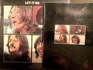 THE BEATLES Let It Be ITALY 1st original APPLE pressing LP w/GET BACK book 1970