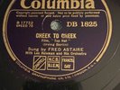 Rare 78rpm record, E-, FRED ASTAIRE : Cheek To Cheek , Columbia DB1825