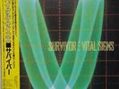 Survivor Vital Signs OBI + INSERT NEAR MINT Scotti Bros. Records Vinyl LP