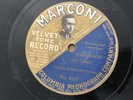 MARCONI Velvet Tone Record 78 rpm 320 ALICE WHERE ART THOU Burr & Gordon
