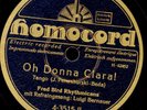 FRED BIRD RHYTHMICANS & BERNAUER Oh Donna Clara -Klassiker-Schellackplatte S7680
