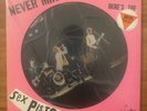 Sex Pistols Never Mind The Bollocks Picture Disc LP UK 1978 punk