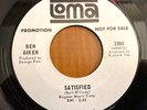 BEN AIKEN SATISFIED/ THE LIFE OF A CLOWN PROMO LOMA 45  60s Northern Soul VG++