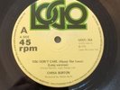 CHINA BURTON You Don't Care About Our Love UK 12