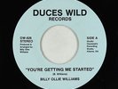 Funk Boogie 45 - Billy Ollie Williams - You're Getting Me Started - VG+ obscure
