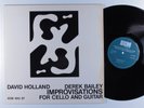 DAVID HOLLAND/DEREK BAILEY Improvisations... ECM LP VG++ germany d