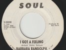 BARBARA RANDOLPH I Got A Feeling SOUL promo northern r&b 45 motown