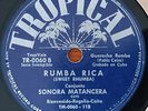 Sonora Matancera - RUMBA RICA / CUBAN Guaracha - RARE TROPICAL 78 hear