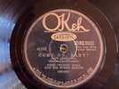 Okeh 41152 Fred Hall Sugr Babies COME ON BABY   78rpm JAZZ 1928 E
