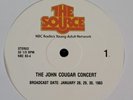 The John Cougar Concert January 28,29,30 1983 The Source NBC 83-4 2 LPs & Cues