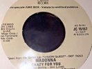 RARE Madonna The Clash Crazy For You This Is England Vinyl Jukebox Italy 7