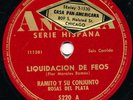 RAMITO Y Su CONJUNTO ROSAS DEL PLATA Liquidacion De Feos LATIN 78 RPM HEAR