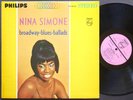 NINA SIMONE Broadway - Blues - Ballads LP PHILIPS PHS 600-148 US 1964 DG ST Jazz