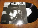 HANK WILLIAMS JR. - WHISKEY BENT AND HELL BOUND - WHITE LABEL PROMO ELEKTRA LP