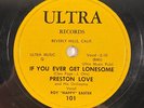 Ultra 101 Preston Love - If You Ever Get Lonesome 10