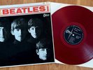 THE BEATLES Meet the Beatles - JAPANESE RED VINYL LP 1st GOLD Print 7041