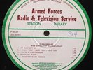 Armed Forces Radio & Television Service Elvis 1956 16 inch 40cm Record 33 rpm