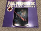 Jimi Hendrix- High, Live’n Dirty, NUT-1001, Limited Edition,Red Trans, Vinyl
