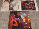DAVID BOWIE; 3 LP Lot; LET'S DANCE; SCARY MONSTERS (UK); NEVER LET ME DOWN